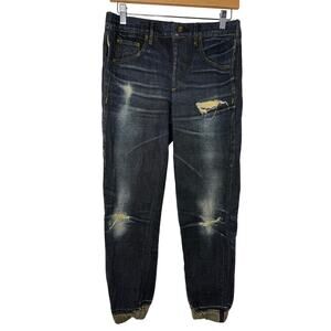 Rag & Bone Miramar Joggers Size S Sheffield Made in Japan Faux Denim Sweatpants